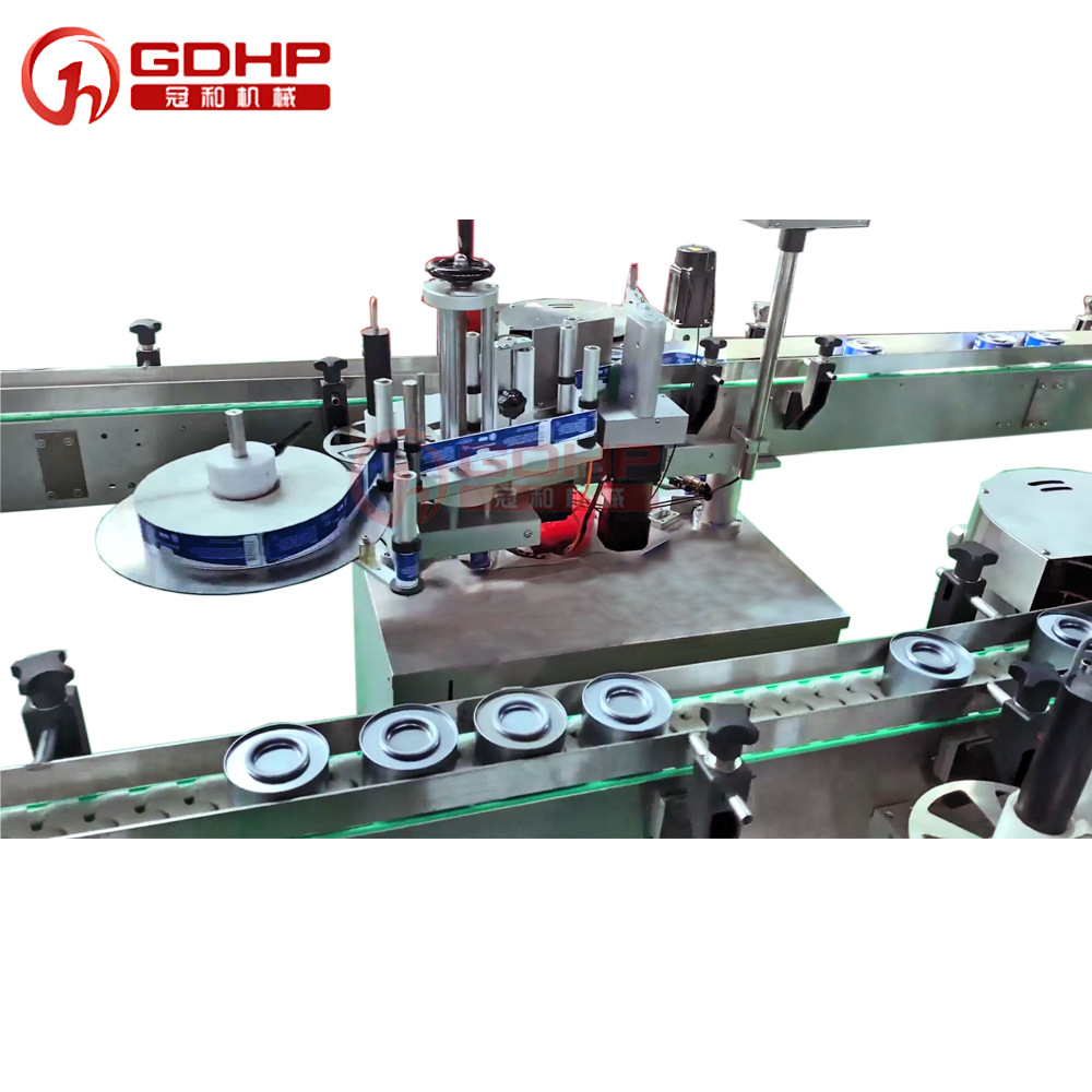 高速馬口鐵罐灌裝壓塞貼標(biāo)機(jī)生產(chǎn)線-3